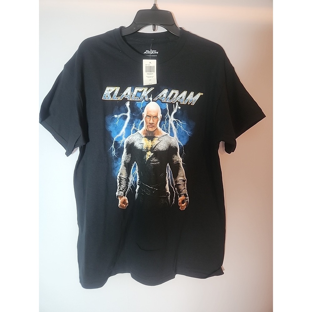 Black Adam Graphic T-Shirt Size L • DC Comics Superhero Movie Tee